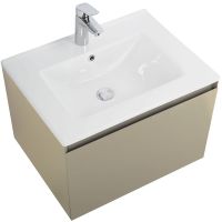 Товар: Тумба под раковину Art&Max Latina 60 AM-Latina-600-1C-SO-BGM подвесная Серо-бежевая матовая - фото 4 Тумба под раковину Art&Max Latina 60 AM-Latina-600-1C-SO-BGM подвесная Серо-бежевая матовая — фото 4, Мебель для ванной