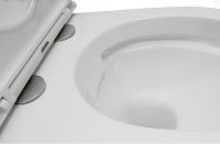 Комплект унитаза Ceruttispa B-2376-3 7183 с инсталляцией Grohe Rapid SL 38811KF0 с сиденьем Микролифт и Черной матовой клавишей смыва — фото 3, Комплекты унитаз + инсталляция