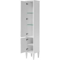 Товар: Шкаф пенал Aquanet Бостон 36 L 209680 Белый матовый - фото 2 Шкаф пенал Aquanet Бостон 36 L 209680 Белый матовый — фото 2, Пеналы для ванной комнаты