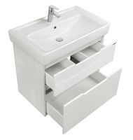 Тумба под раковину Aquaton Дакота 75 1A202901DAAY0 Белая Выбеленное дерево — фото 3, Тумбы под раковину