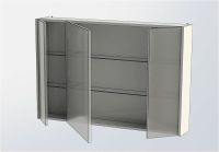 Зеркальный шкаф Aquanet Остин 120 L 203926 Белый — фото 4, Зеркальные шкафы в ванную