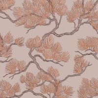 Обои Alessandro Allori Four Seasons 1602-7 Винил на флизелине (1,06*10) Розовый, Деревья — фото 1, Обои для стен