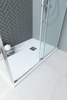 Душевой уголок Aquanet Pleasure Evo AE65-130x80-CT 130x80 324121 профиль Хром стекло прозрачное — фото 12, Прямоугольные душевые уголки