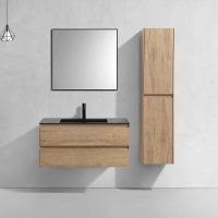 Тумба под раковину Vincea Luka 100 VMC-2L100NO подвесная N.Oak — фото 5, Тумбы под раковину