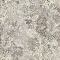 Обои Emiliana Parati Blumarine 5 29048BM Винил на флизелине (1,06*10,05) Бежевый/Коричневый/Серый, Листья/Цветы/Бабочки — фото 1, Обои для стен
