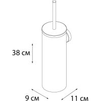 Ершик для унитаза Fixsen Hotel FX-31013G Золото-сатин — фото 2, Ершики для унитаза