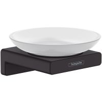 Мыльница Hansgrohe AddStoris 41746670 Черный матовый — фото 1, Мыльницы