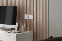 Модульная панель Acupan Krallen AP122505.92 Орех светлый 2760х122х12 мм — фото 3, Панели