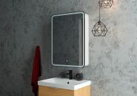 Зеркальный шкаф Континент Elliott LED 60 L МВК017 с подсветкой Белый — фото 12, Зеркальные шкафы в ванную