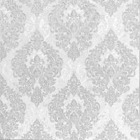 Обои Solo Impuls 168517-20 Винил на флизелине (1,06*10,05) Белый/Серый, Дамаск — фото 1, Обои для стен