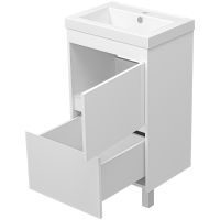 Товар: Тумба с раковиной Misty Алиса 50 УТ000011550 Белая - фото 4 Тумба с раковиной Misty Алиса 50 УТ000011550 Белая — фото 4, Мебель для ванной