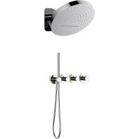 Душевая система Timo Saona SX-2329/00SM с термостатом Хром — фото 1, Душевое оборудование. Душевая программа