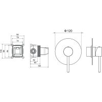 Товар: Смеситель для душа Aquatek Европа AQ1366CR Хром - фото 2 Смеситель для душа Aquatek Европа AQ1366CR Хром — фото 2, Смесители