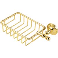 Полка корзина Migliore Mirella 17336 Золото — фото 1, Полки для ванной и душа