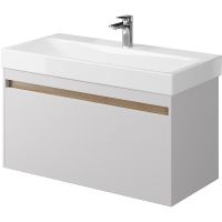 Тумба под раковину Creto Etna 100 4-1079W подвесная Белая — фото 2, Мебель для ванной