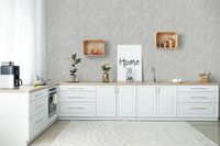 Обои Marburg Papis Loveday 33703 Винил на флизелине (0,7*10,05) Серый/Серебряный, Листья — фото 4, Обои для стен