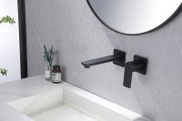 Смеситель для раковины Abber Weiss Insel AF8082B Черный матовый — фото 2, Смесители для раковины