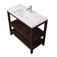 Товар: Тумба под раковину Creto Provence 105 9-1118V Venge - фото 3 Тумба под раковину Creto Provence 105 9-1118V Venge — фото 3, Мебель для ванной