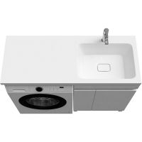 Тумба с раковиной Iddis Optima Home 120 R OPH12RDi95K Белый — фото 5, Тумбы с раковиной