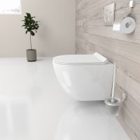 Товар: Унитаз beWash Lusso BKWHR004550 подвесной Белый с сиденьем Микролифт - фото 10 Унитаз beWash Lusso BKWHR004550 подвесной Белый с сиденьем Микролифт — фото 10, Унитазы