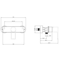 Товар: Смеситель для душа beWash Element BVMM0SH700 Хром - фото 2 Смеситель для душа beWash Element BVMM0SH700 Хром — фото 2, Смесители