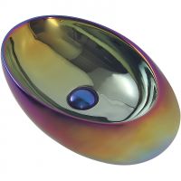 Товар: Раковина-чаша Abber Bequem 49 AC2107Regen Хамелеон - фото 2 Раковина-чаша Abber Bequem 49 AC2107Regen Хамелеон — фото 2, Раковины накладные