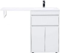 Тумба под раковину Aquanet Токио 120 237745 Белая — фото 2, Мебель для ванной