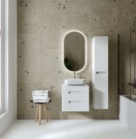 Товар: Шкаф пенал VIANT Марсель 30 VMAR300-PEN подвесной Белый - фото 7 Шкаф пенал VIANT Марсель 30 VMAR300-PEN подвесной Белый — фото 7, Пеналы для ванной комнаты