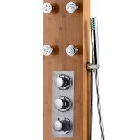Товар: Душевая панель beWash BV6TMSP3024 с гидромассажем Бамбук - фото 2 Душевая панель beWash BV6TMSP3024 с гидромассажем Бамбук — фото 2, Душевое оборудование. Душевая программа