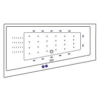 Акриловая ванна Excellent Sfera 170x100 L WAEX.SFL17.NANO.CR с гидромассажем — фото 8, Ванны