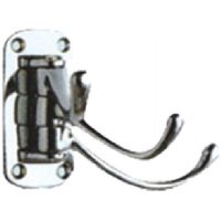 Тройной крючок Haiba Хром арт-HB208-3 — фото 2, Крючки для полотенец