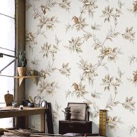 Обои Andrea Rossi Arlequin 54304-1 Винил на флизелине (1,06*10,05) Бежевый, Птицы — фото 2, Обои для стен