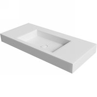 Раковина Boheme Armadi Art Flat 100 888-100 Белая матовая — фото 1, Раковины