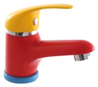 Товар: Смеситель для раковины Rav Slezak Seina Junior SAJ026.5 красный с желтым и синим - фото 1 Смеситель для раковины Rav Slezak Seina Junior SAJ026.5 красный с желтым и синим — фото 1, Смесители для раковины