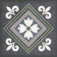 Керамическая плитка Керлайф Smalto Decor 2 Blu настенная 15х15 см — фото 1, Керамическая плитка