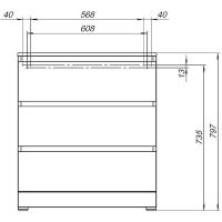 Товар: Комод Aquanet Сканди 70 302550 Дуб крафт - фото 10 Комод Aquanet Сканди 70 302550 Дуб крафт — фото 10, Комоды и тумбы для ванной комнаты