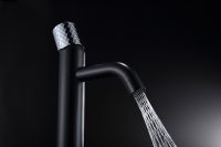 Смеситель для раковины Boheme Stick 122-BCR Черный Хром — фото 3, Смесители