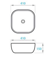 Раковина-чаша Koller Pool Round 41 RN-0410-WB Белая — фото 3, Раковины