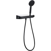 Смеситель для душа Allen Brau Fantasy 5.11002-31 с термостатом Черный матовый — фото 1, Смесители