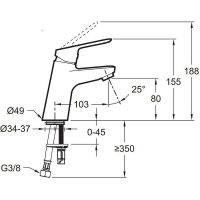 Комплект смесителей Jacob Delafon Lucien E20850RU-CP Хром — фото 7, Смесители