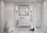 Товар: Зеркало Aquaton Леон 80 1A186402LBPS0 Дуб белый - фото 3 Зеркало Aquaton Леон 80 1A186402LBPS0 Дуб белый — фото 3, Зеркала в ванную комнату