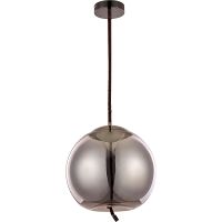 Подвесной светильник Artelamp Cody A7768SP-1BC Дымчатый Черный хром — фото 1, Подвесные светильники