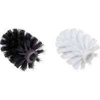 Набор щеток для туалетного ершика Fixsen Kvadro FX-61313BC Черная и Белая — фото 1, Ершики для унитаза