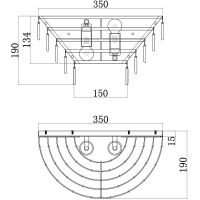 Товар: Настенный светильник Maytoni Modern Mazzo MOD130WL-02G Прозрачный Золото - фото 3 Настенный светильник Maytoni Modern Mazzo MOD130WL-02G Прозрачный Золото — фото 3, Светильники