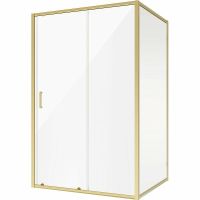 Душевой уголок Niagara Nova 120х90 NG-42-12AG-A90G профиль Холодное золото стекло прозрачное — фото 1, Душевые уголки