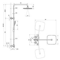 Товар: Душевая система Ravak 10° X070103 с термостатом Хром - фото 4 Душевая система Ravak 10° X070103 с термостатом Хром — фото 4, Душевое оборудование. Душевая программа