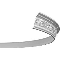 Карниз гибкий Европласт 1.50.274 2000x86x57 мм — фото 1, Карнизы