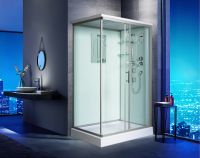 Душевая кабина WeltWasser WW500 Laine 1214 120x90 10000003277 профиль Хром стекло прозрачное — фото 2, Душевые кабины