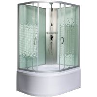 Душевая кабина Мономах Б/К 110x80x44 МЗ R 10000005832 без гидромассажа — фото 1, Душевые кабины