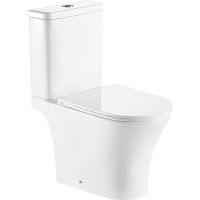 Унитаз компакт SantiLine SL-5010 с бачком и сиденьем Микролифт — фото 1, Напольные унитазы